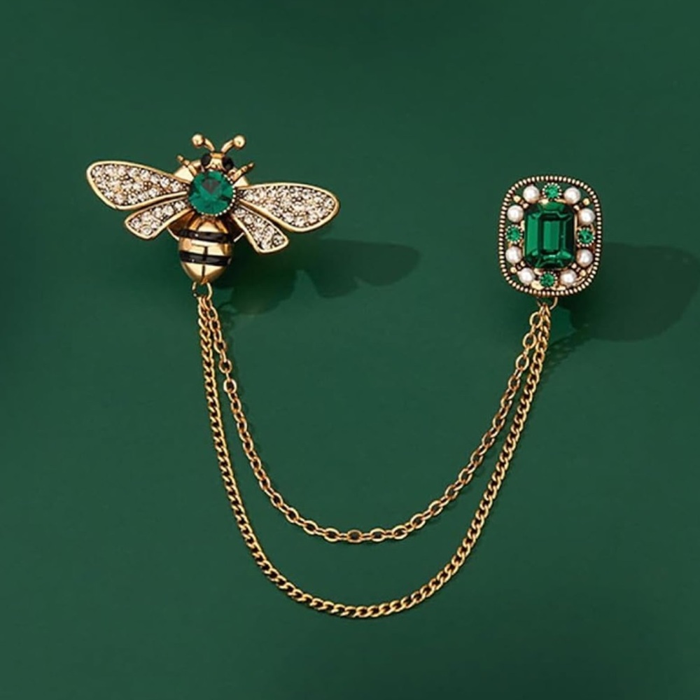 Vintage Honey Bee Brooch Pin